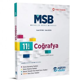 Eğitim Vadisi 11. Sınıf Coğrafya Msb Modüler Soru Bankası 2023
