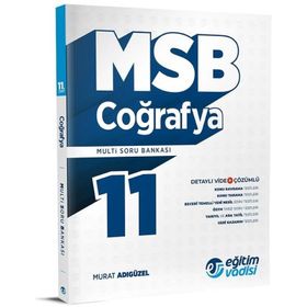 Eğitim Vadisi 11. Sınıf Coğrafya MSB Multi Soru Bankası