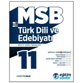 Eğitim Vadisi 11. Sınıf Türk Dili ve Edebiyatı MSB Multi Soru Bankası