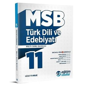 Eğitim Vadisi 11. Sınıf Türk Dili ve Edebiyatı MSB Multi Soru Bankası