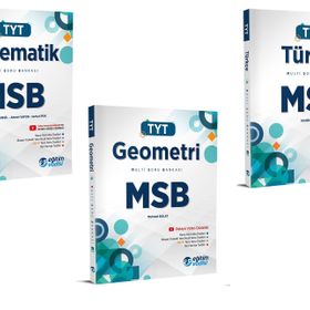 Eğitim Vadisi 2024 Tyt Matematik Türkçe Geometri Msb Multi Soru Bankası Seti