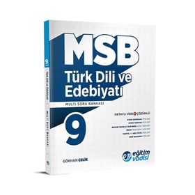 Eğitim Vadisi 9. Sınıf Türk Dili ve Edebiyatı Güncel MSB Multi Soru Bankası