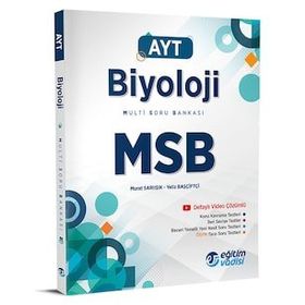 Eğitim Vadisi Ayt Biyoloji Msb Multi Soru Bankası 2023