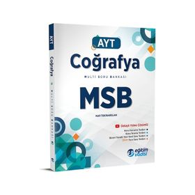 Eğitim Vadisi Ayt Coğrafya Multi Soru Bankası 2023