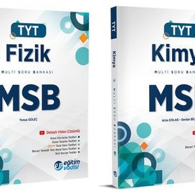 Eğitim Vadisi Tyt Fizik + Kimya Msb Multi Soru Bankası Seti 2 Kitap 2023