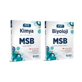 Eğitim Vadisi Tyt Kimya + Biyoloji Msb Multi Soru Bankası Seti 2 Kitap 2023