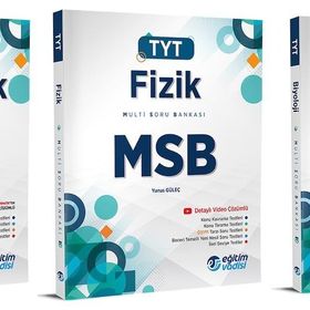 Eğitim Vadisi Tyt Matematik + Fizik + Biyoloji Msb Multi Soru Bankası Seti 3 Kitap 2023