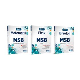 Eğitim Vadisi Tyt Matematik + Fizik + Biyoloji Msb Multi Soru Bankası Seti 3 Kitap 2023