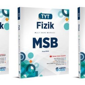 Eğitim Vadisi Tyt Matematik + Fizik + Kimya Msb Multi Soru Bankası Seti 3 Kitap 2023