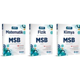 Eğitim Vadisi Tyt Matematik + Fizik + Kimya Msb Multi Soru Bankası Seti 3 Kitap 2023