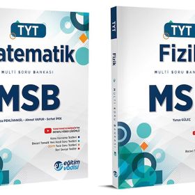 Eğitim Vadisi Tyt Matematik + Fizik Msb Multi Soru Bankası Seti 2 Kitap 2023