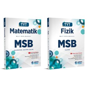 Eğitim Vadisi Tyt Matematik + Fizik Msb Multi Soru Bankası Seti 2 Kitap 2023