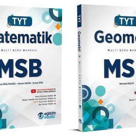 Eğitim Vadisi Tyt Matematik + Geometri Msb Multi Soru Bankası Seti 2 Kitap 2023
