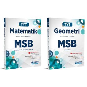 Eğitim Vadisi Tyt Matematik + Geometri Msb Multi Soru Bankası Seti 2 Kitap 2023