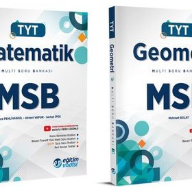 Eğitim Vadisi Tyt Matematik + Geometri Msb Multi Soru Bankası Seti 2 Kitap 2023