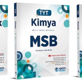 Eğitim Vadisi Tyt Matematik + Kimya + Biyoloji Msb Multi Soru Bankası Seti 3 Kitap 2023