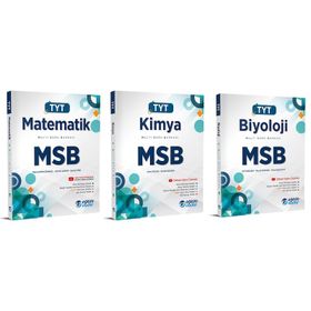 Eğitim Vadisi Tyt Matematik + Kimya + Biyoloji Msb Multi Soru Bankası Seti 3 Kitap 2023