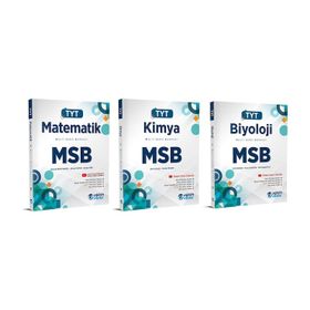Eğitim Vadisi Tyt Matematik + Kimya + Biyoloji Msb Multi Soru Bankası Seti 3 Kitap 2023