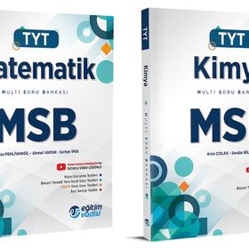 Eğitim Vadisi Tyt Matematik + Kimya Msb Multi Soru Bankası Seti 2 Kitap 2023
