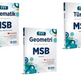 Eğitim Vadisi Tyt Matematik Türkçe Geometri Msb Multi Soru Bankası Seti 2023