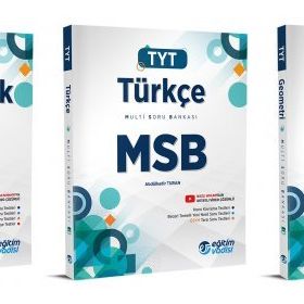 Eğitim Vadisi Tyt Matematik + Türkçe + Geometri Msb Multi Soru Bankası Seti 3 Kitap 2023