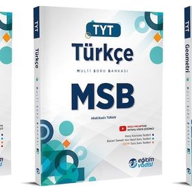 Eğitim Vadisi Tyt Matematik + Türkçe + Geometri Msb Multi Soru Bankası Seti 3 Kitap 2023