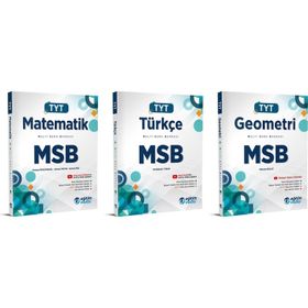 Eğitim Vadisi Tyt Matematik + Türkçe + Geometri Msb Multi Soru Bankası Seti 3 Kitap 2023