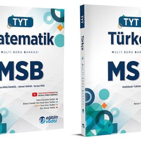 Eğitim Vadisi Tyt Matematik + Türkçe Msb Multi Soru Bankası Seti 2 Kitap 2023
