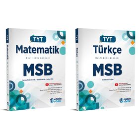 Eğitim Vadisi Tyt Matematik + Türkçe Msb Multi Soru Bankası Seti 2 Kitap 2023