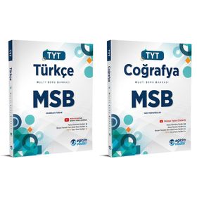 Eğitim Vadisi Tyt Türkçe + Coğrafya Msb Multi Soru Bankası Seti 2 Kitap 2023