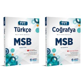 Eğitim Vadisi Tyt Türkçe + Coğrafya Msb Multi Soru Bankası Seti 2 Kitap 2023