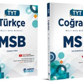 Eğitim Vadisi Tyt Türkçe + Coğrafya Msb Multi Soru Bankası Seti 2 Kitap 2023
