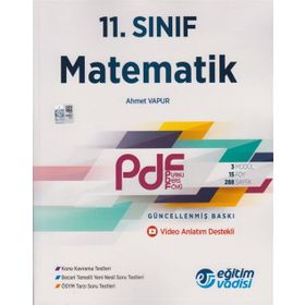 Eğitim Vadisi Yayınları 11.Sınıf PDF Matematik