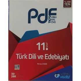 Eğitim Vadisi Yayınları 11. Sınıf Türk Dili ve Edebiyatı Planlı Ders Föyü