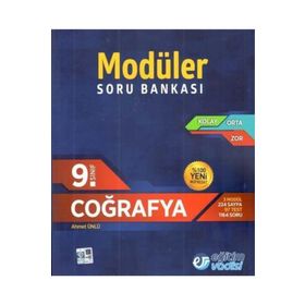 Eğitim Vadisi Yayınları 9. Sınıf Coğrafya Modüler Soru Bankası