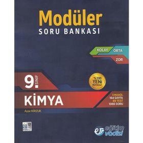 Eğitim Vadisi Yayınları 9. Sınıf Kimya Modüler Soru Bankası
