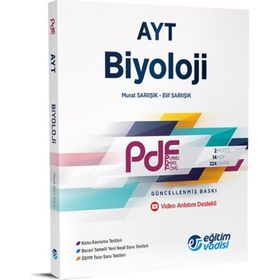 Eğitim Vadisi Yayınları AYT Biyoloji Pdf Planlı Ders Föyü