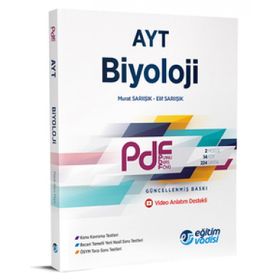 Eğitim Vadisi Yayınları AYT Biyoloji Pdf Planlı Ders Föyü