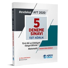 Eğitim Vadisi Yayınları AYT Eşit Ağırlık 5 Deneme Sınavı