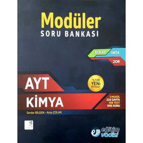 Eğitim Vadisi Yayınları AYT Kimya Modüler Soru Bankası