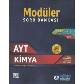 Eğitim Vadisi Yayınları AYT Kimya Modüler Soru Bankası