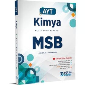 Eğitim Vadisi Yayınları AYT Kimya MSB Multi Soru Bankası Video Çözümlü
