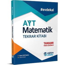 Eğitim Vadisi Yayınları AYT Matematik Tamamı Video Çözümlü Tekrar Kitabı