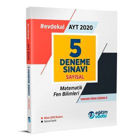 Eğitim Vadisi Yayınları AYT Sayısal 5 Deneme Sınavı