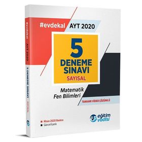 Eğitim Vadisi Yayınları AYT Sayısal 5 Deneme Sınavı