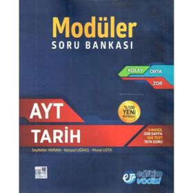 Eğitim Vadisi Yayınları AYT Tarih Modüler Soru Bankası