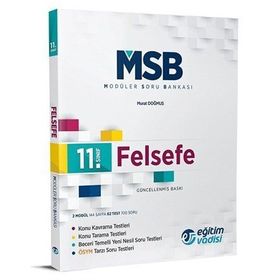 Eğitim Vadisi Yayınları Eğitim Vadisi 11. Sınıf Felsefe MSB Modüler Soru Bankası