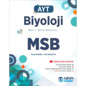 Eğitim Vadisi Yayınları Eğitim Vadisi AYT Biyoloji MSB Multi Soru Bankası Video Çözümlü