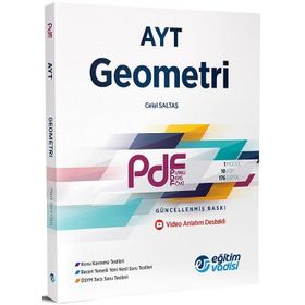 Eğitim Vadisi Yayınları PDF AYT Geometri Soru Bankası