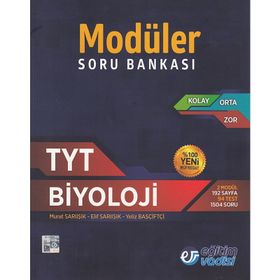 Eğitim Vadisi Yayınları TYT Biyoloji Modüler Soru Bankası